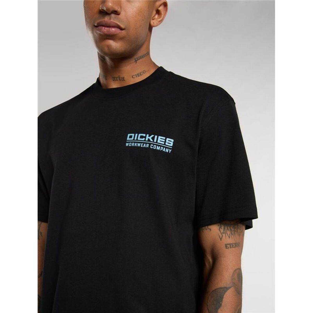 Camiseta de Manga Corta Hombre Dickies Bolivar Ss Negro