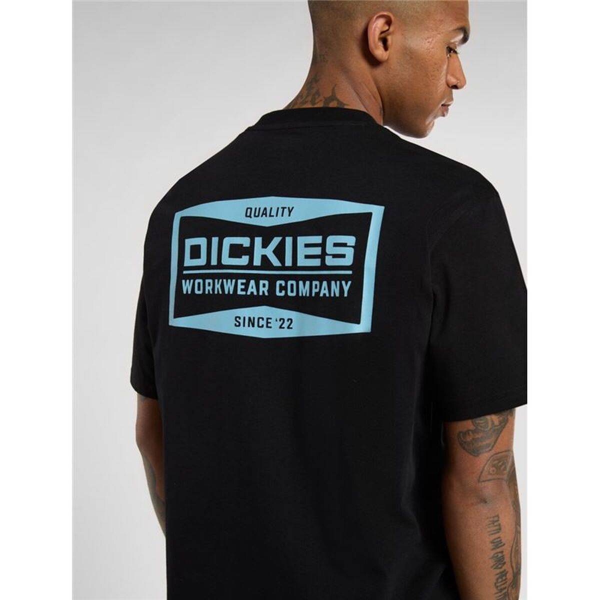 Camiseta de Manga Corta Hombre Dickies Bolivar Ss Negro