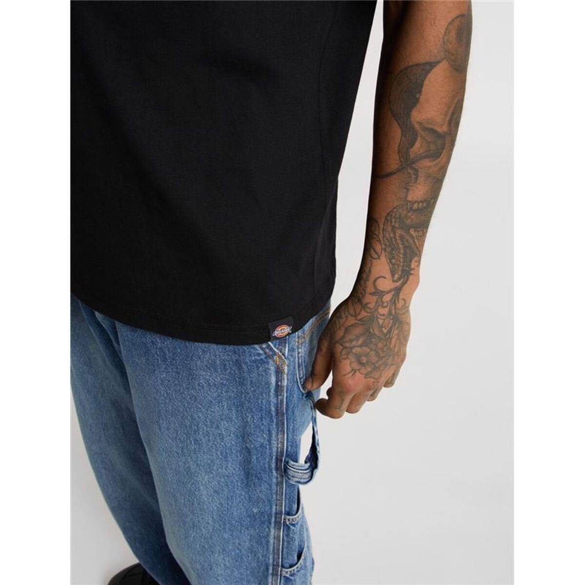 Camiseta de Manga Corta Hombre Dickies Bolivar Ss Negro