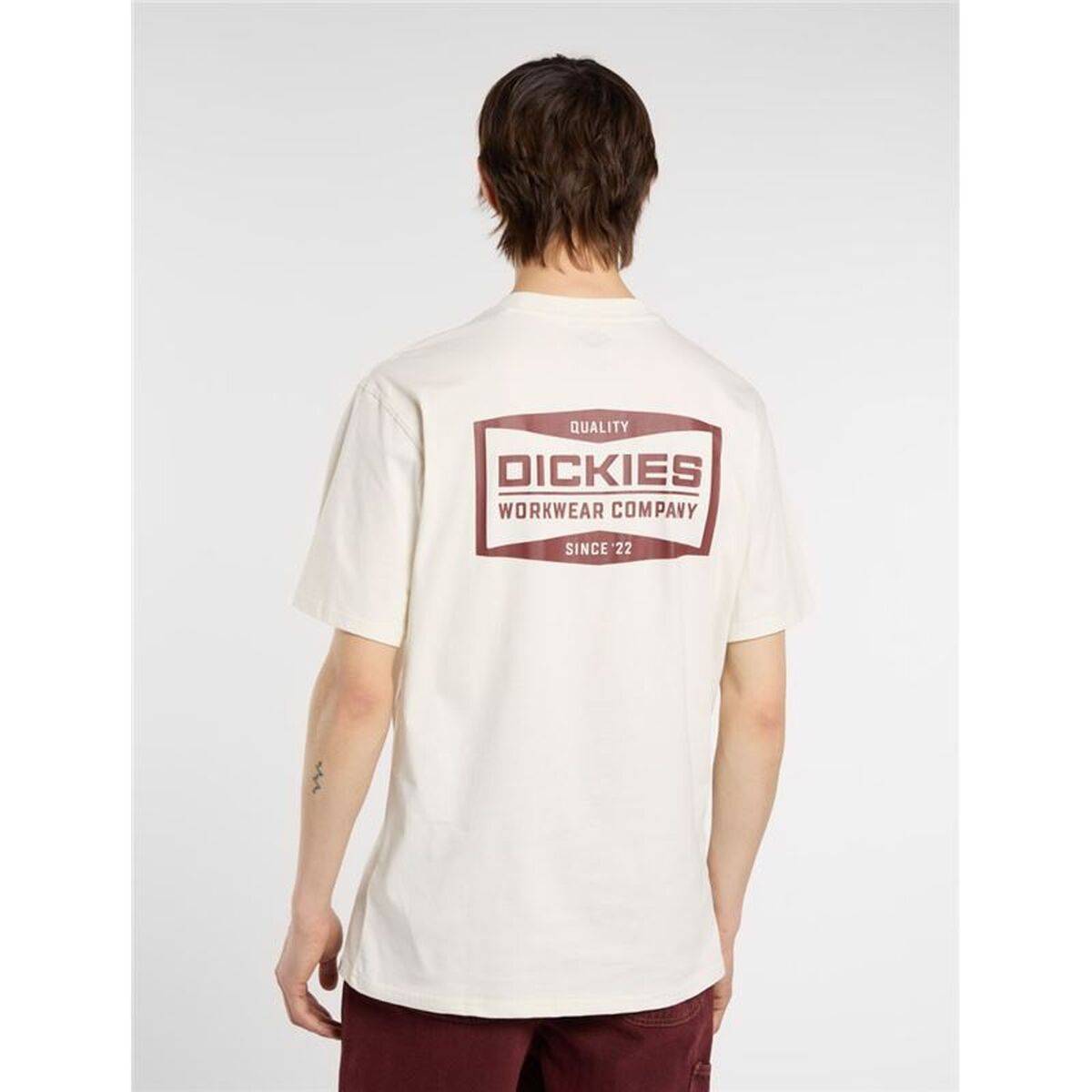 Camiseta de Manga Corta Hombre Dickies Bolivar Ss Blanco