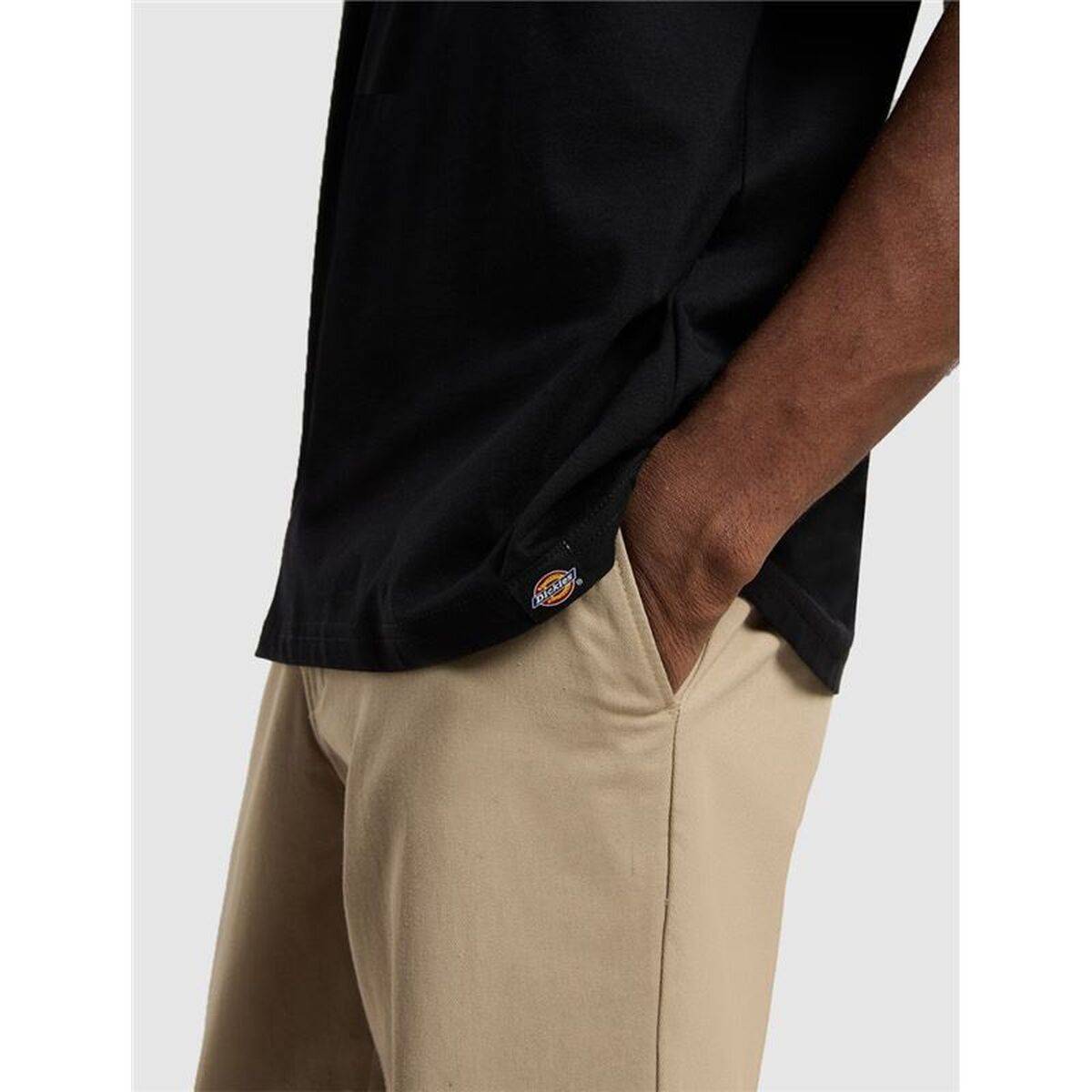Camiseta de Manga Corta Hombre Dickies Sneedville Ss Negro