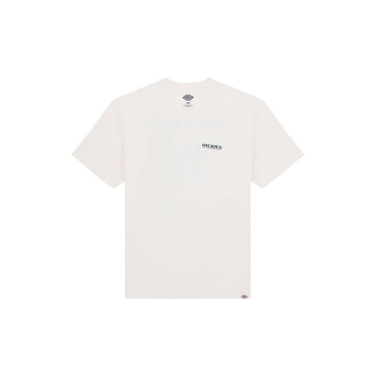 Camiseta de Manga Corta Hombre Dickies Burns Ss Blanco