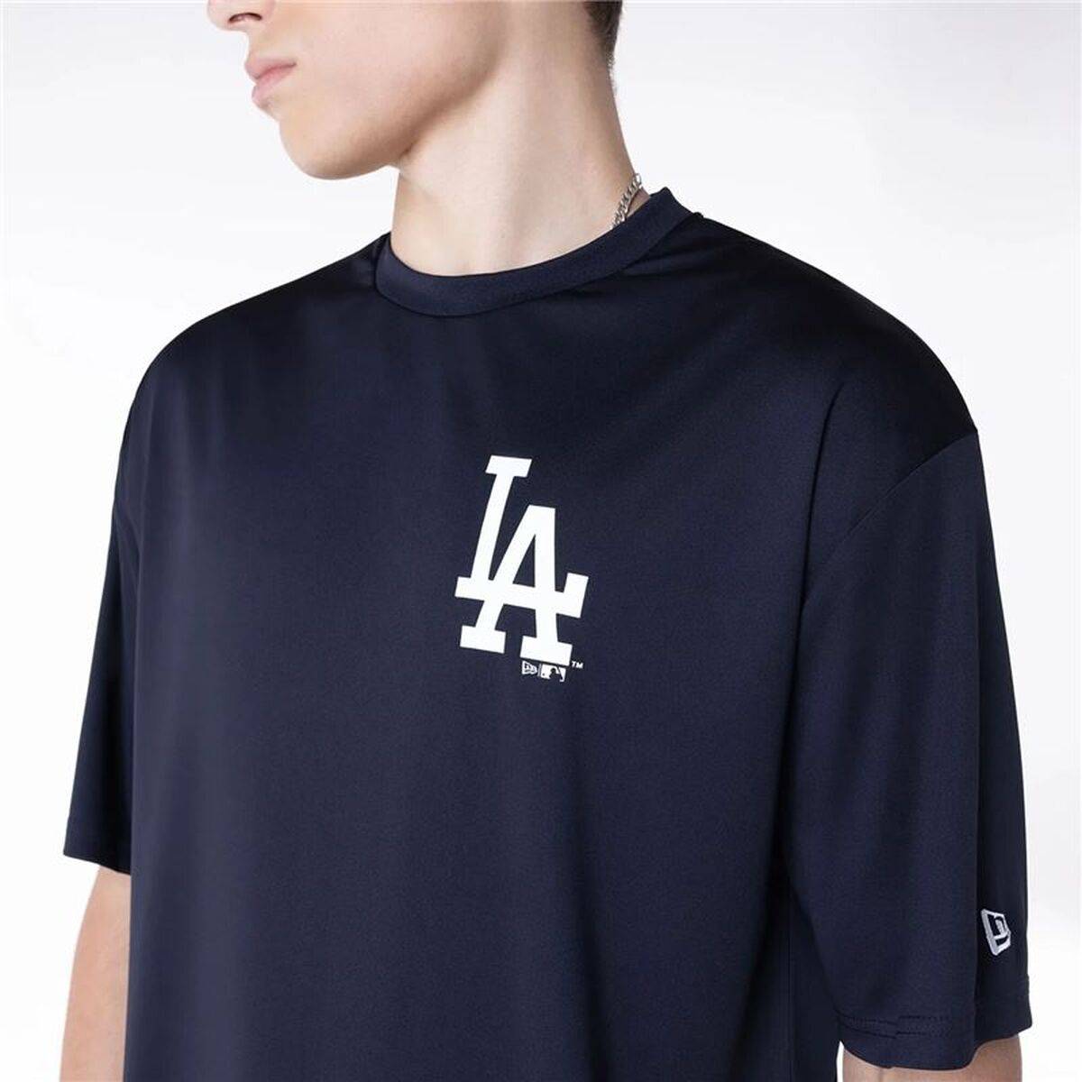 Camiseta de Manga Corta Hombre New Era League Essential Azul marino