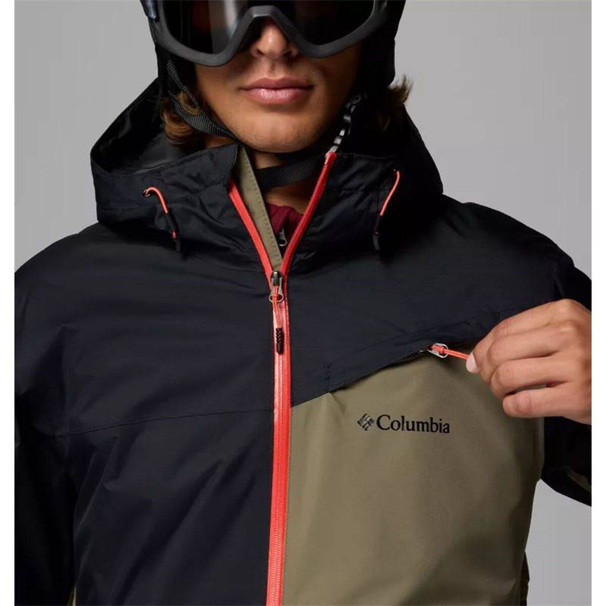 Chaqueta de Esquí Columbia Iceberg Point™ II Marrón Negro Hombre