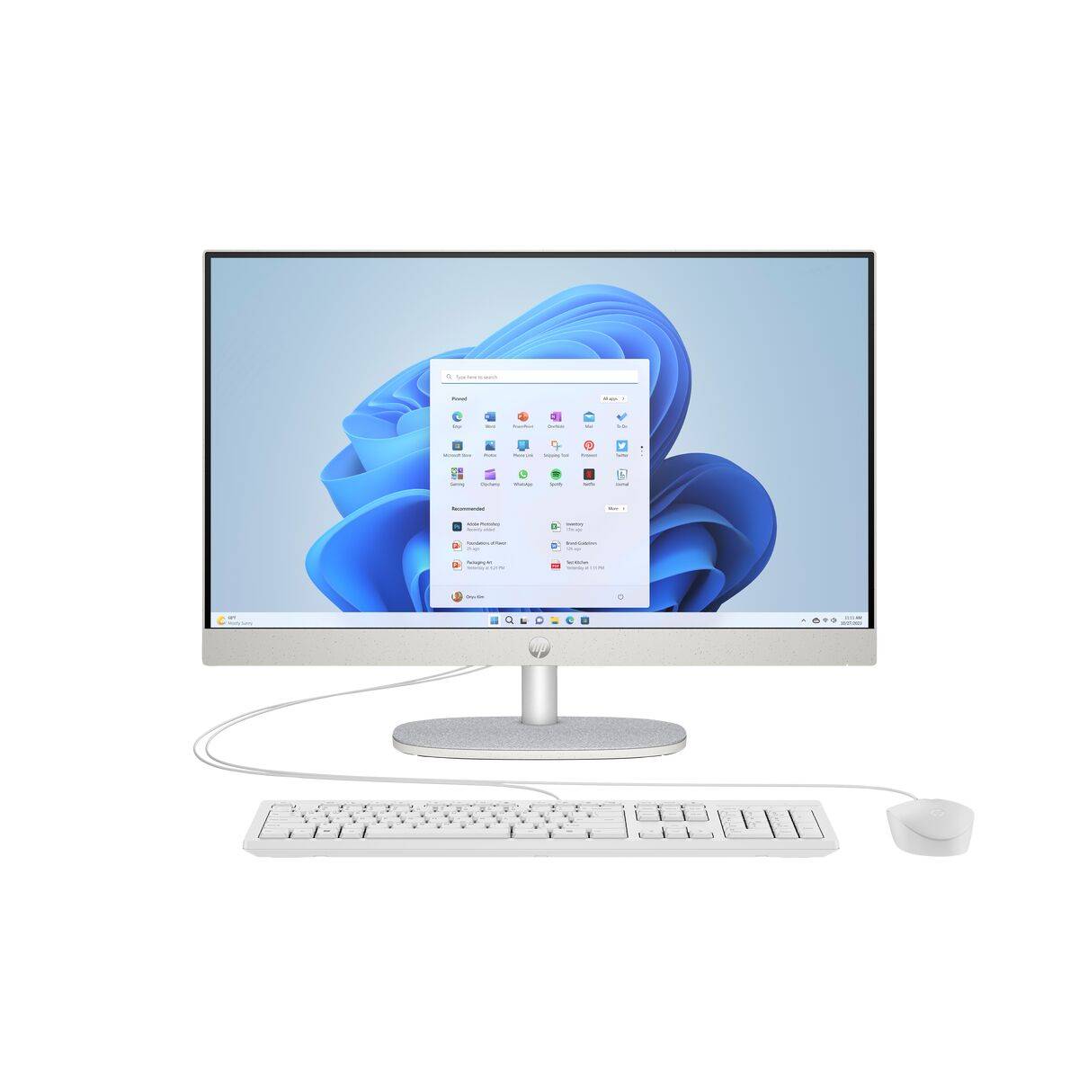 All in One HP 24 CR0075NS 23,8" I3-1315U 8 GB RAM 512 GB SSD Qwerty Español
