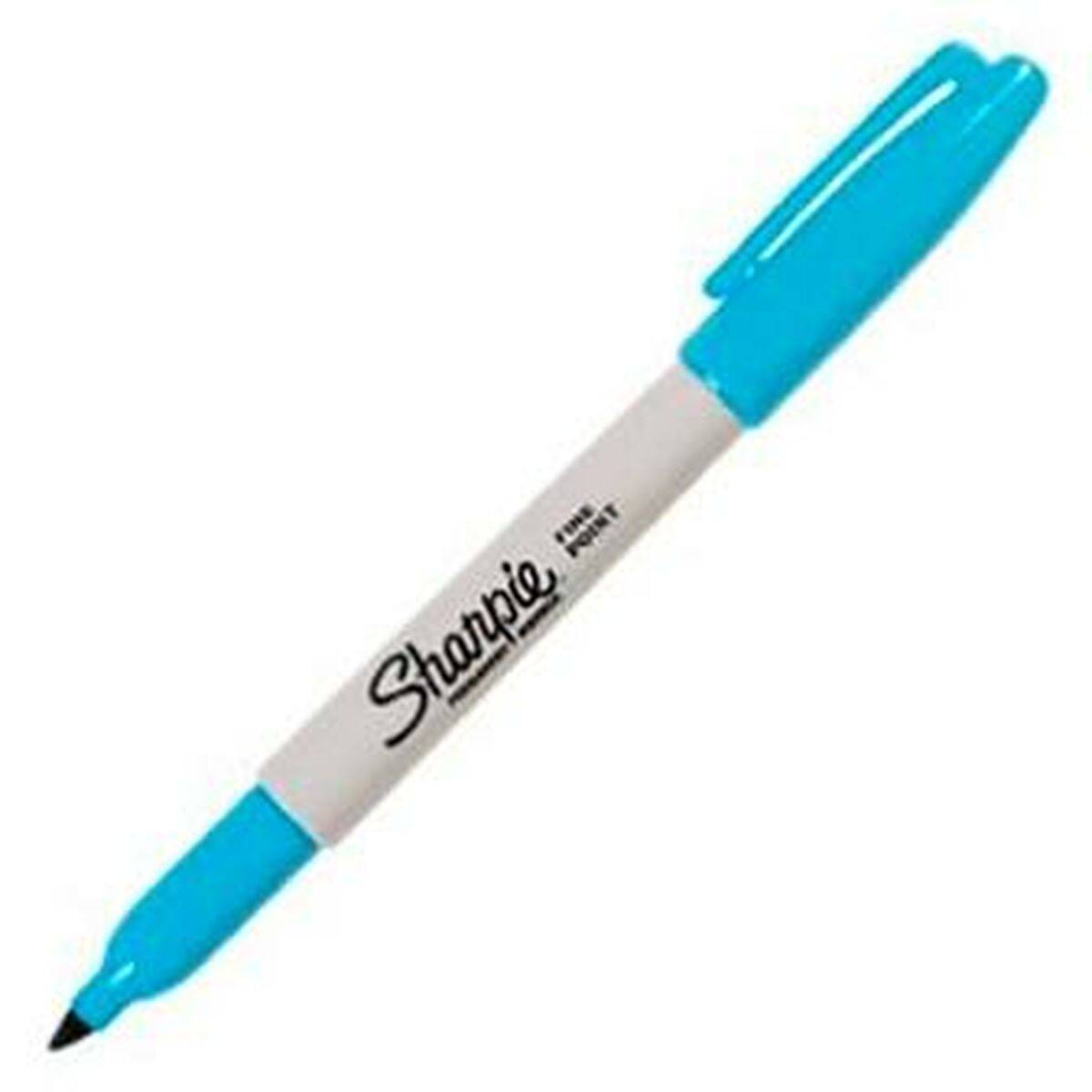 Rotulador permanente Sharpie Azul 1,4 mm (12 Unidades)