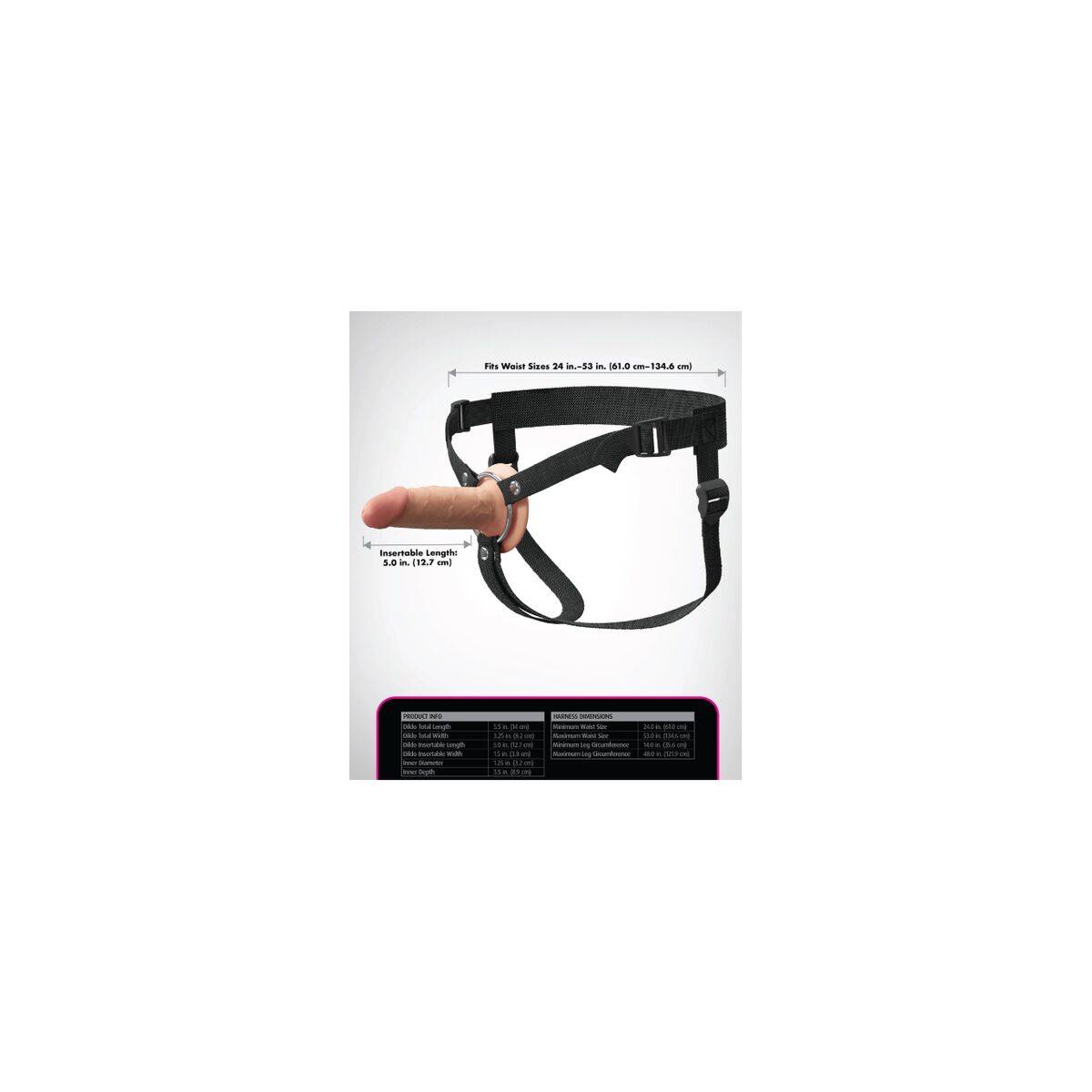 Consolador con arnés Pipedream Fantasy X-tensions Elite