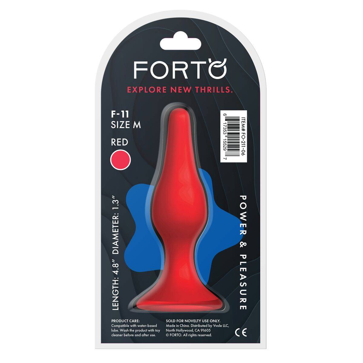 Plug Anal Forto Rojo