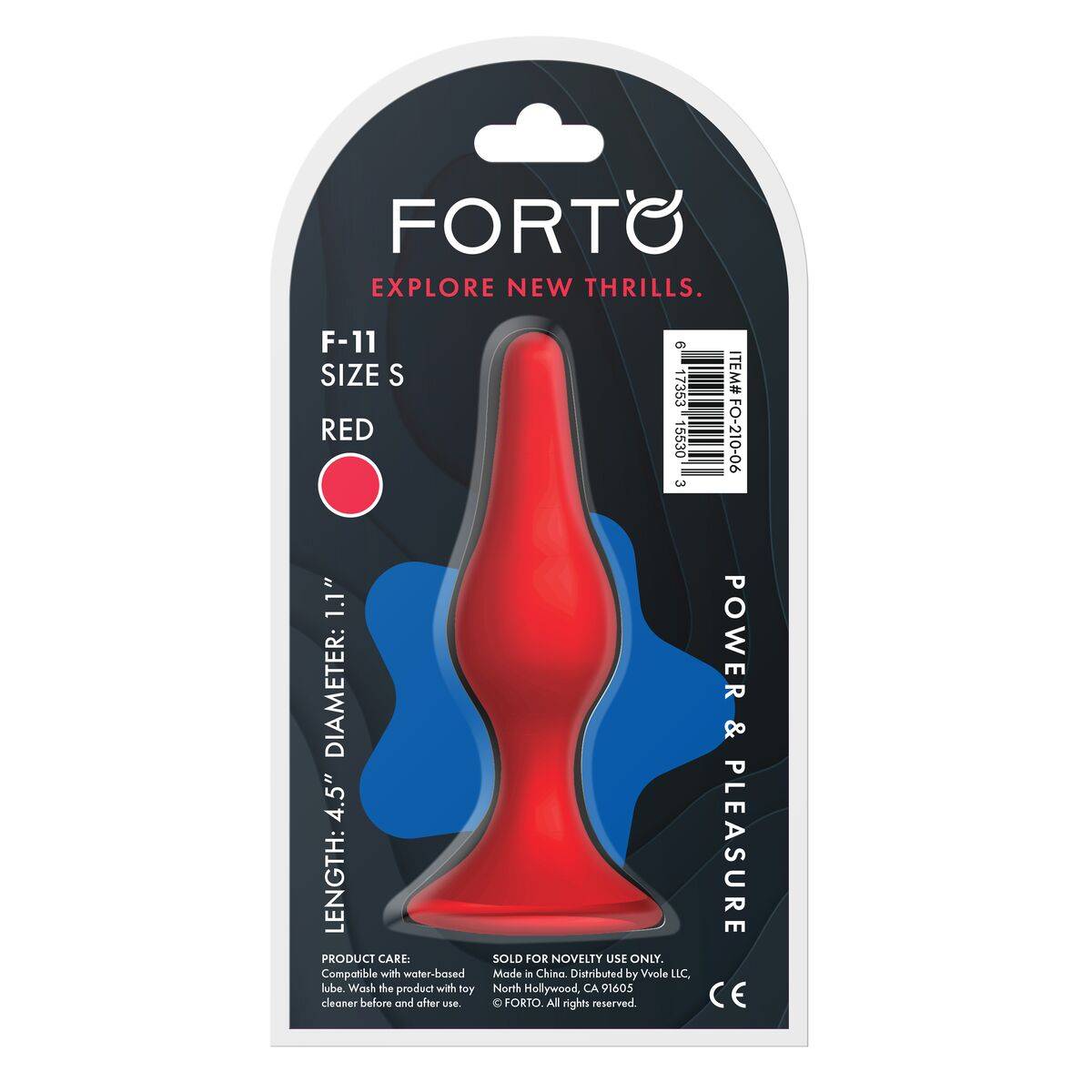 Plug Anal Forto Rojo
