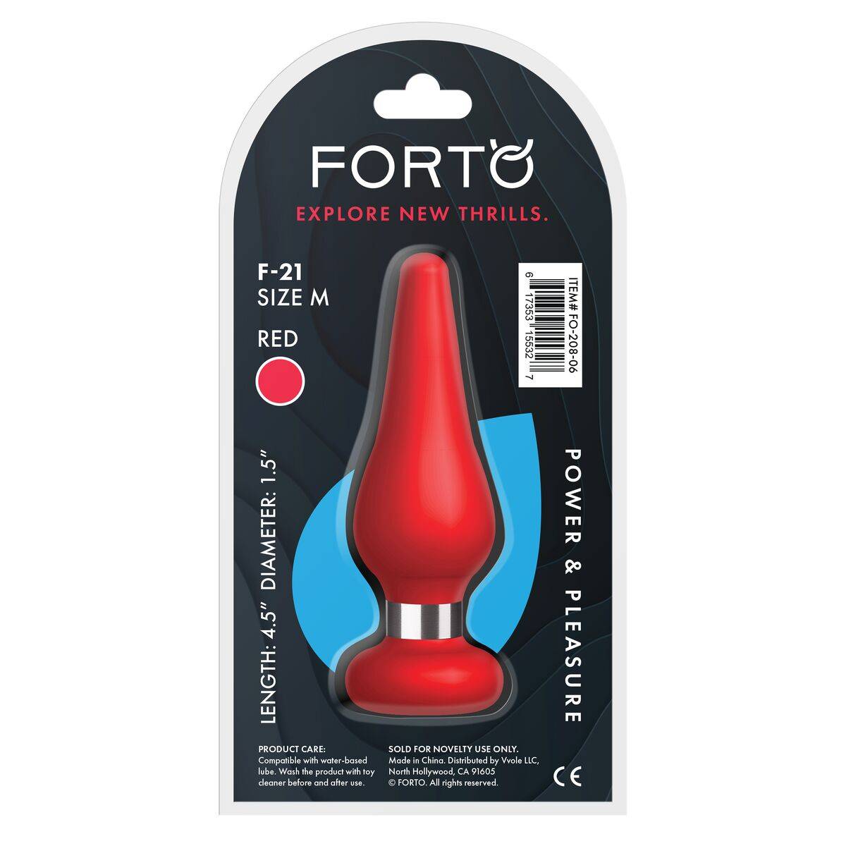 Plug Anal Forto Rojo