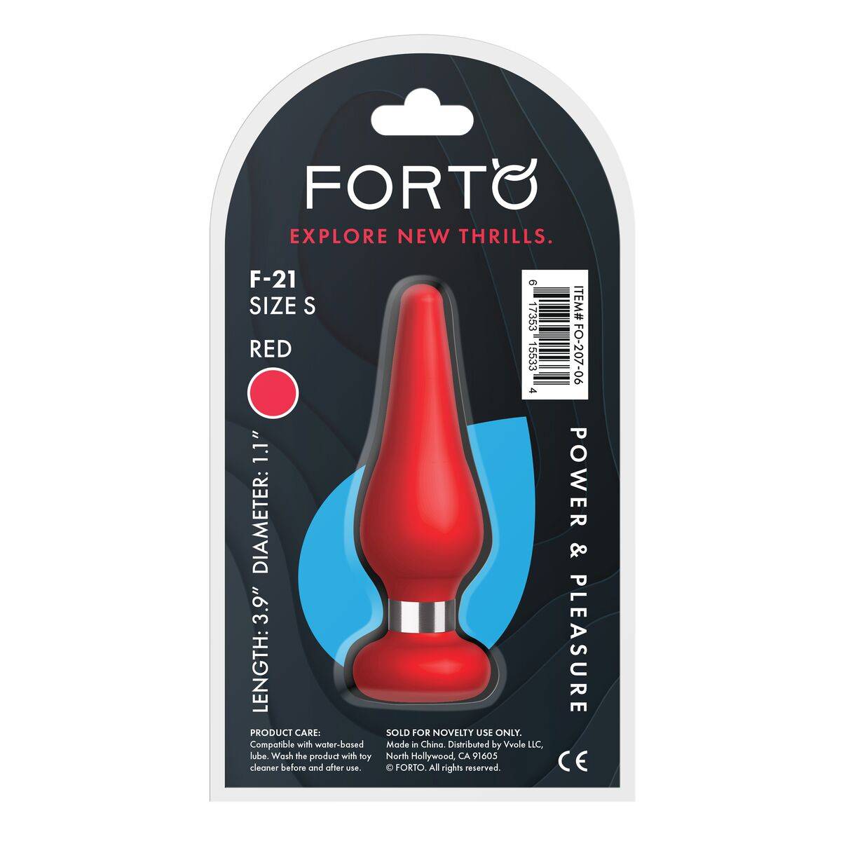 Plug Anal Forto Rojo