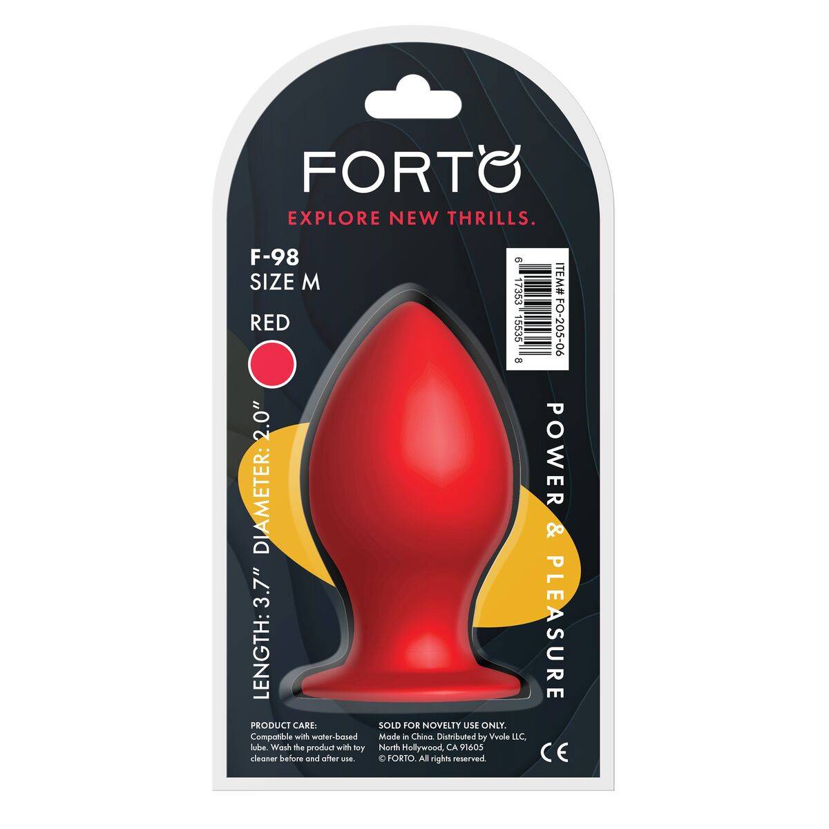 Plug Anal Forto Rojo