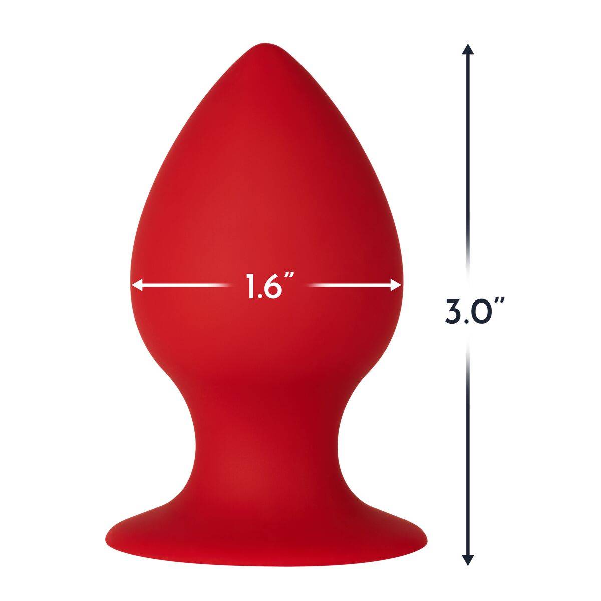Plug Anal Forto Rojo
