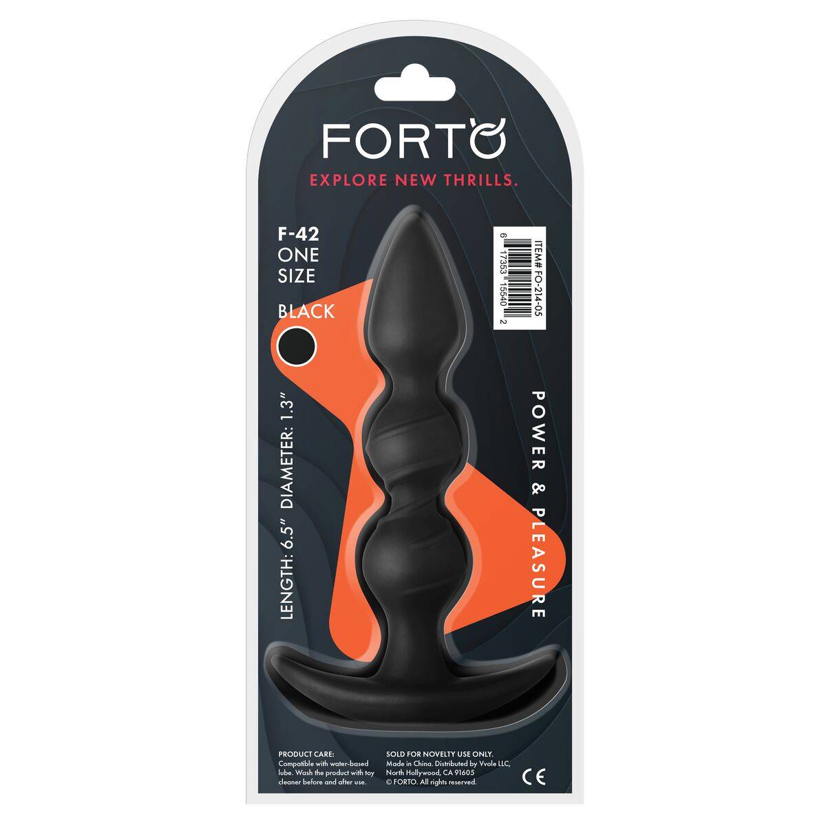 Plug Anal Forto Negro