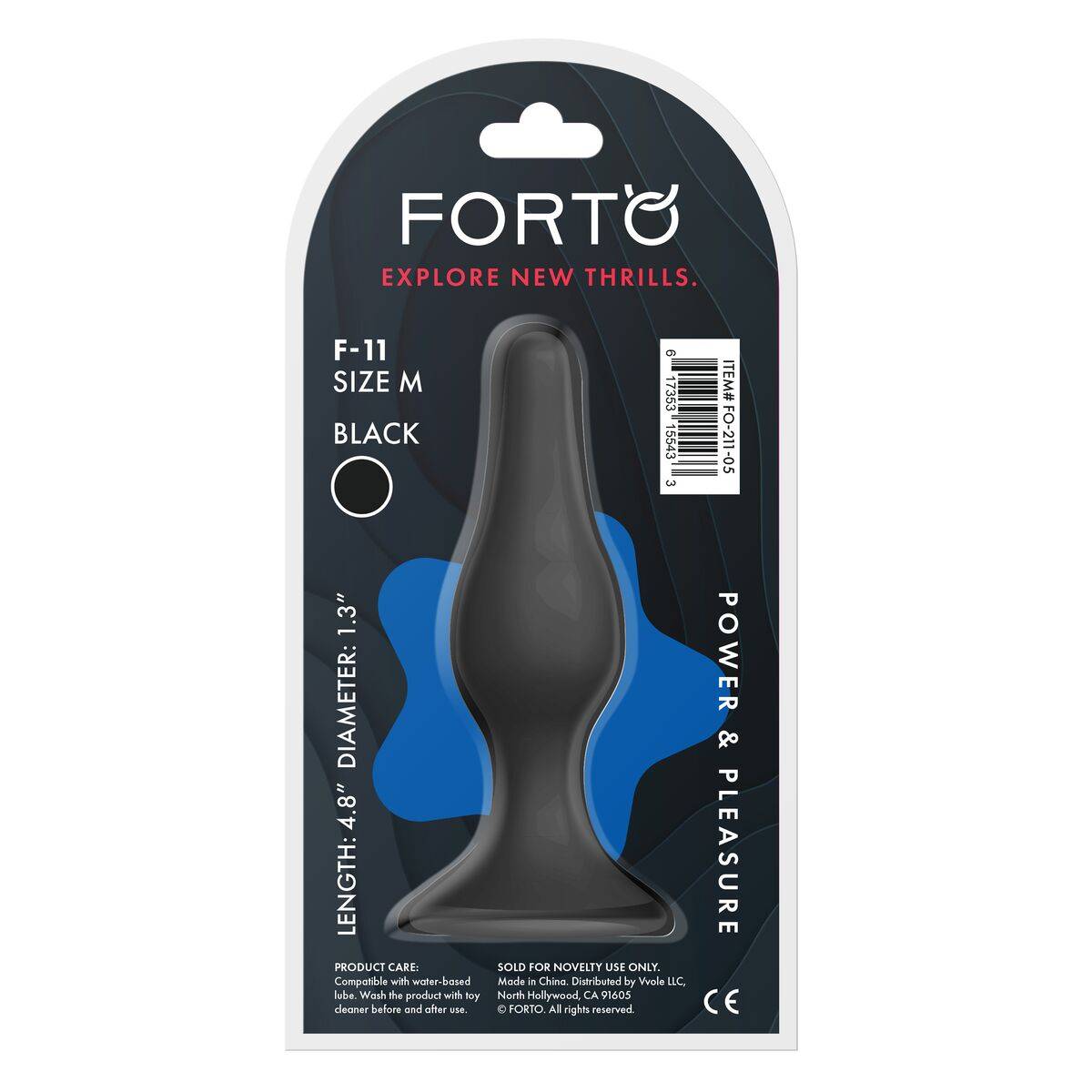 Plug Anal Forto Negro