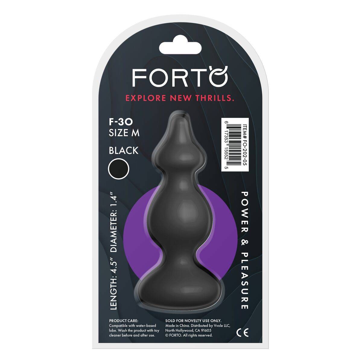 Plug Anal Forto Negro