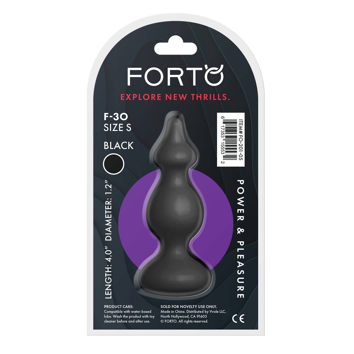 Plug Anal Forto Negro