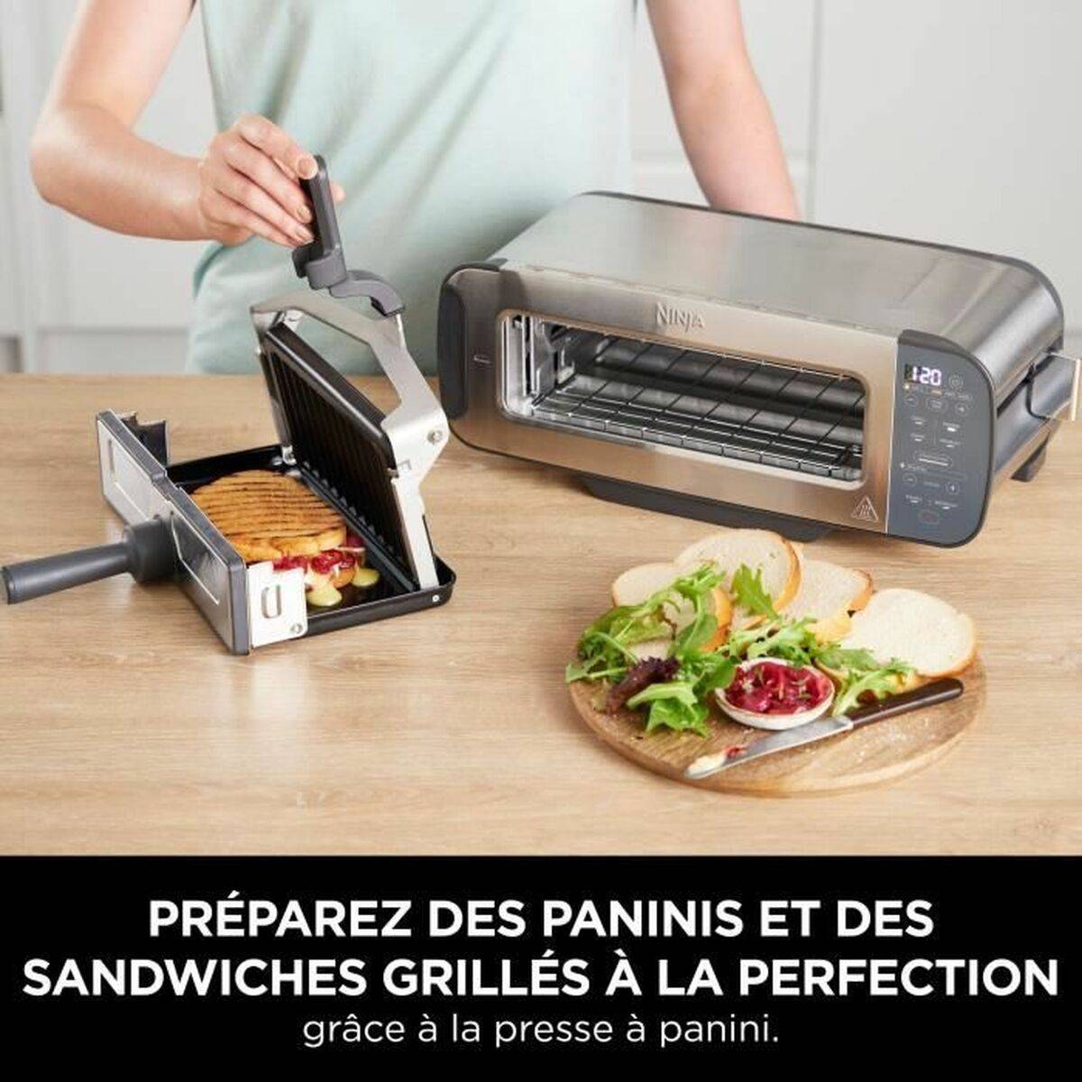 Tostadora NINJA Plateado 1200 W 3 en 1
