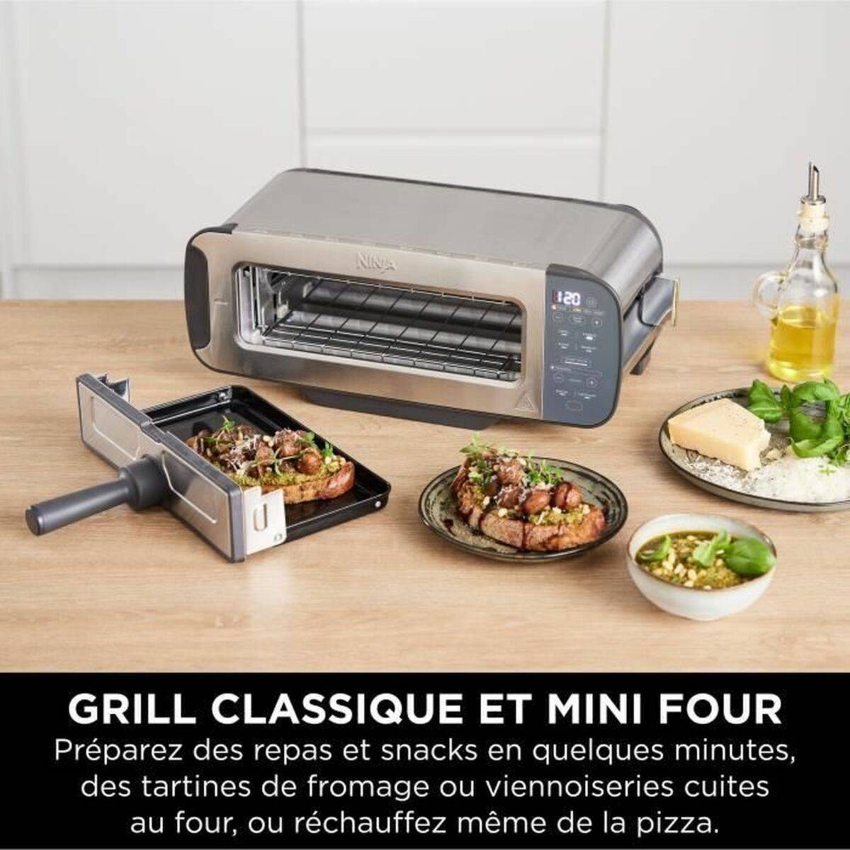 Tostadora NINJA Plateado 1200 W 3 en 1