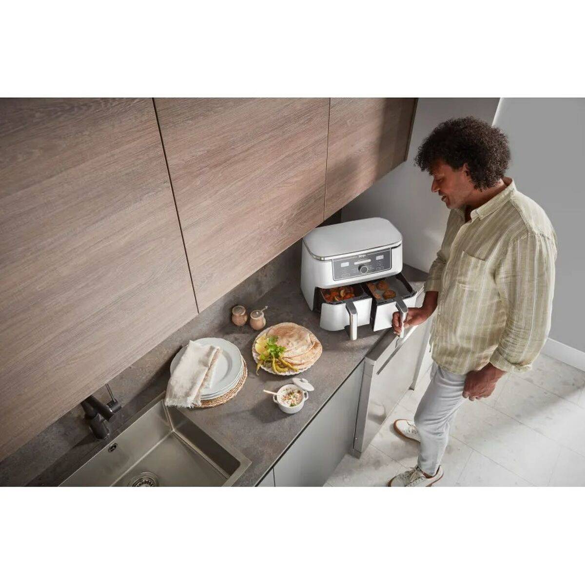 Freidora de Aire NINJA AF400EUWH Blanco 2470 w 9,5 L