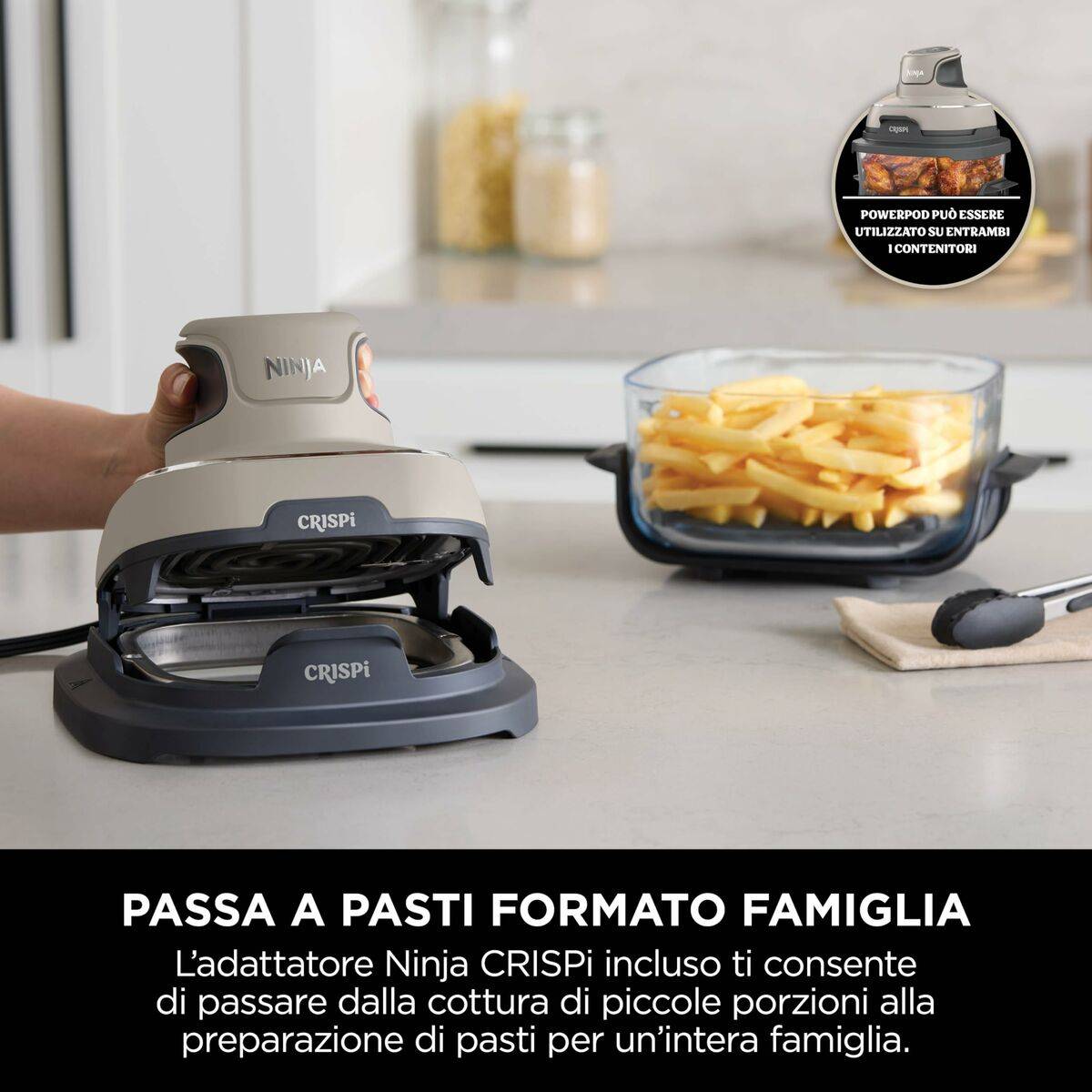 Freidora de Aire NINJA CRISPI Beige 1700 W 3,8 L 1,4 L