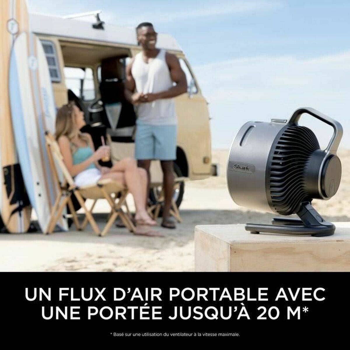 Ventilador de Sobremesa Shark Gris