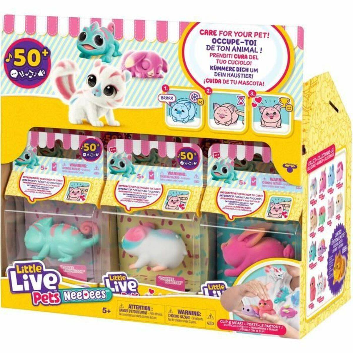 Peluche Little Live Pets Blanco Jaune Plástico