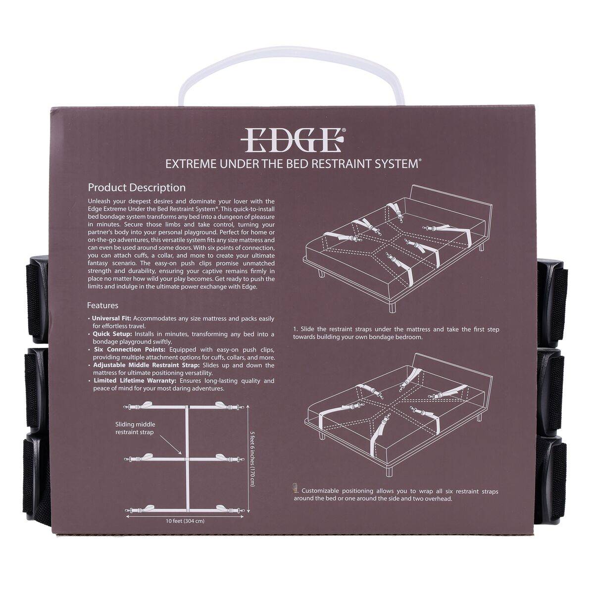 Set Erótico de Ataduras Sportsheets Edge by Sportsheets