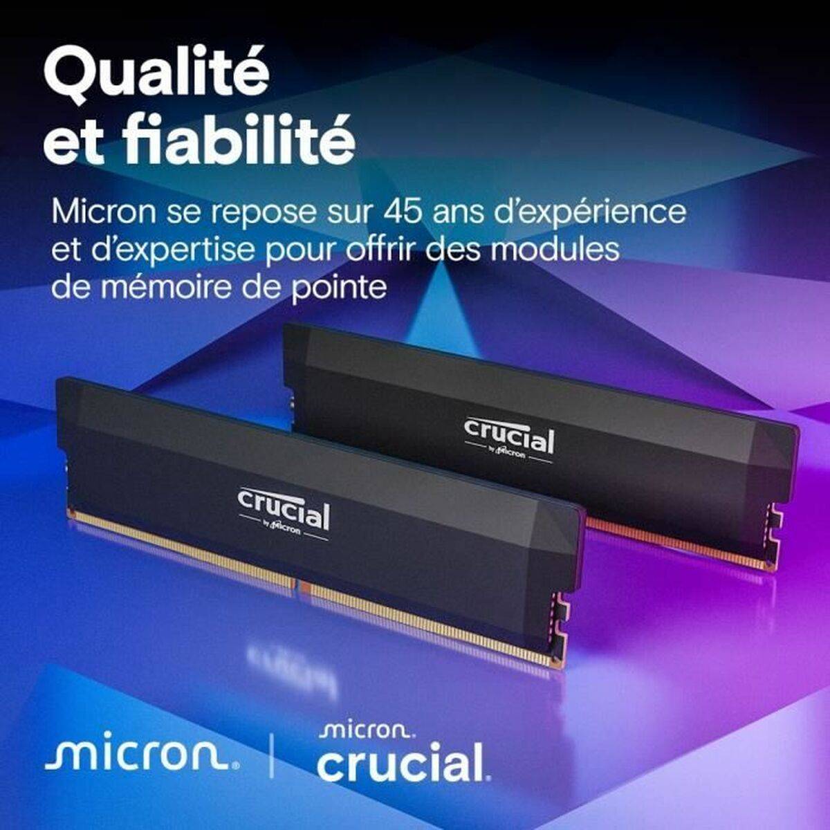 Memoria RAM Crucial 32 GB DDR5 6000 MHz