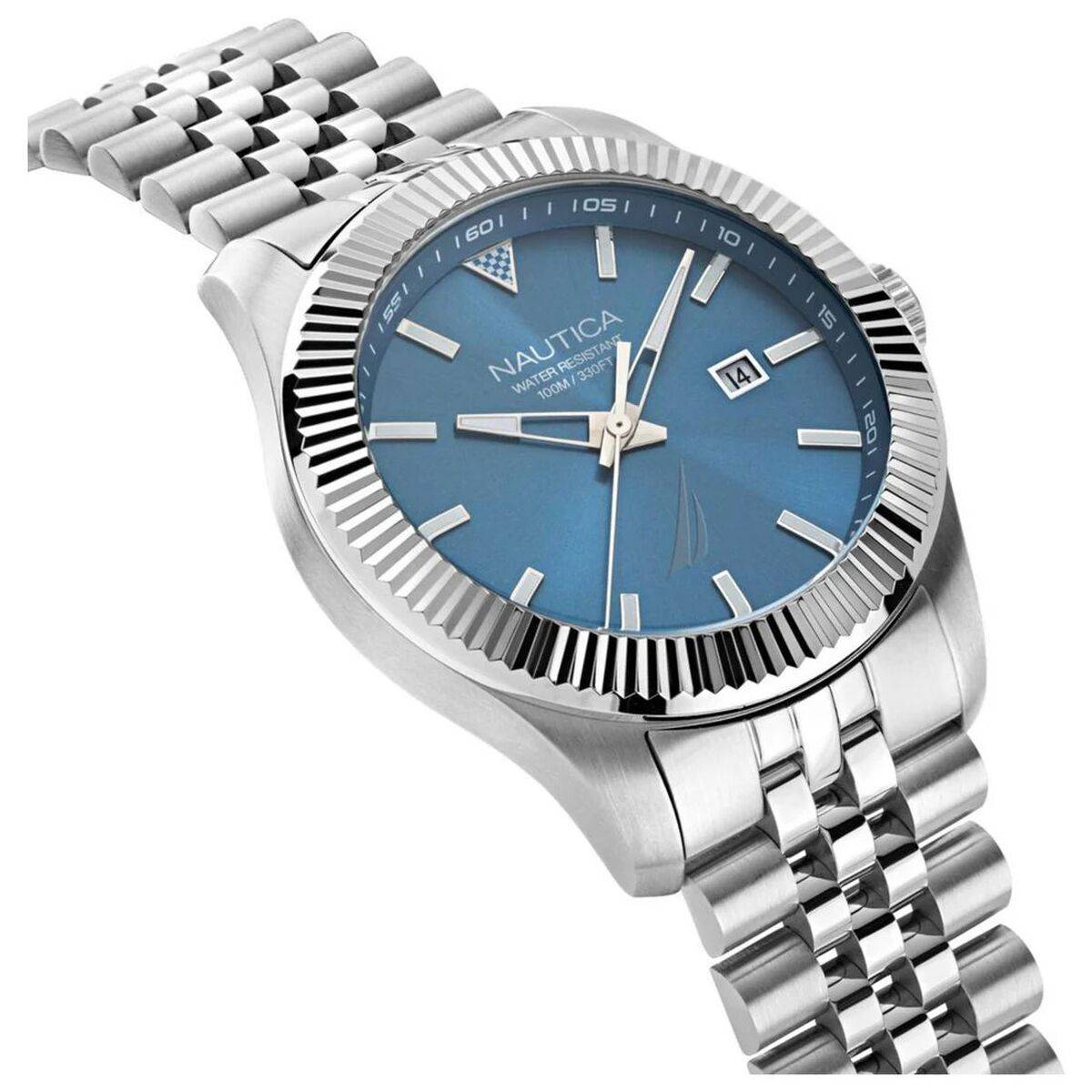Reloj Hombre Nautica Plateado (Ø 43 mm)