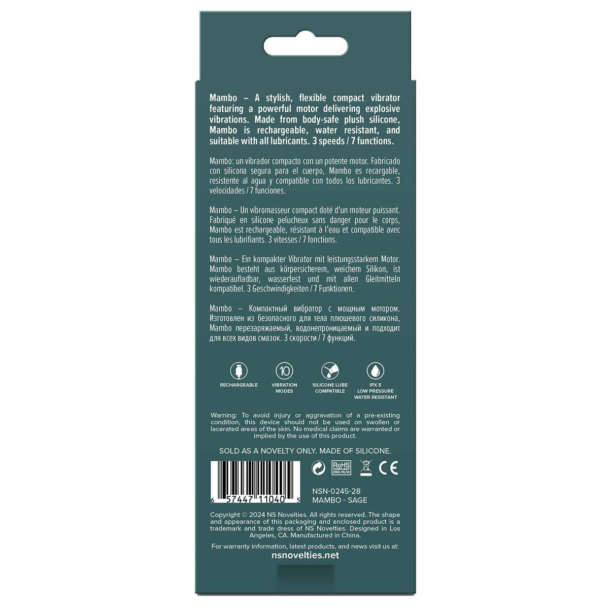 Bala Vibradora NS Novelties Lust-n-Dreams Verde