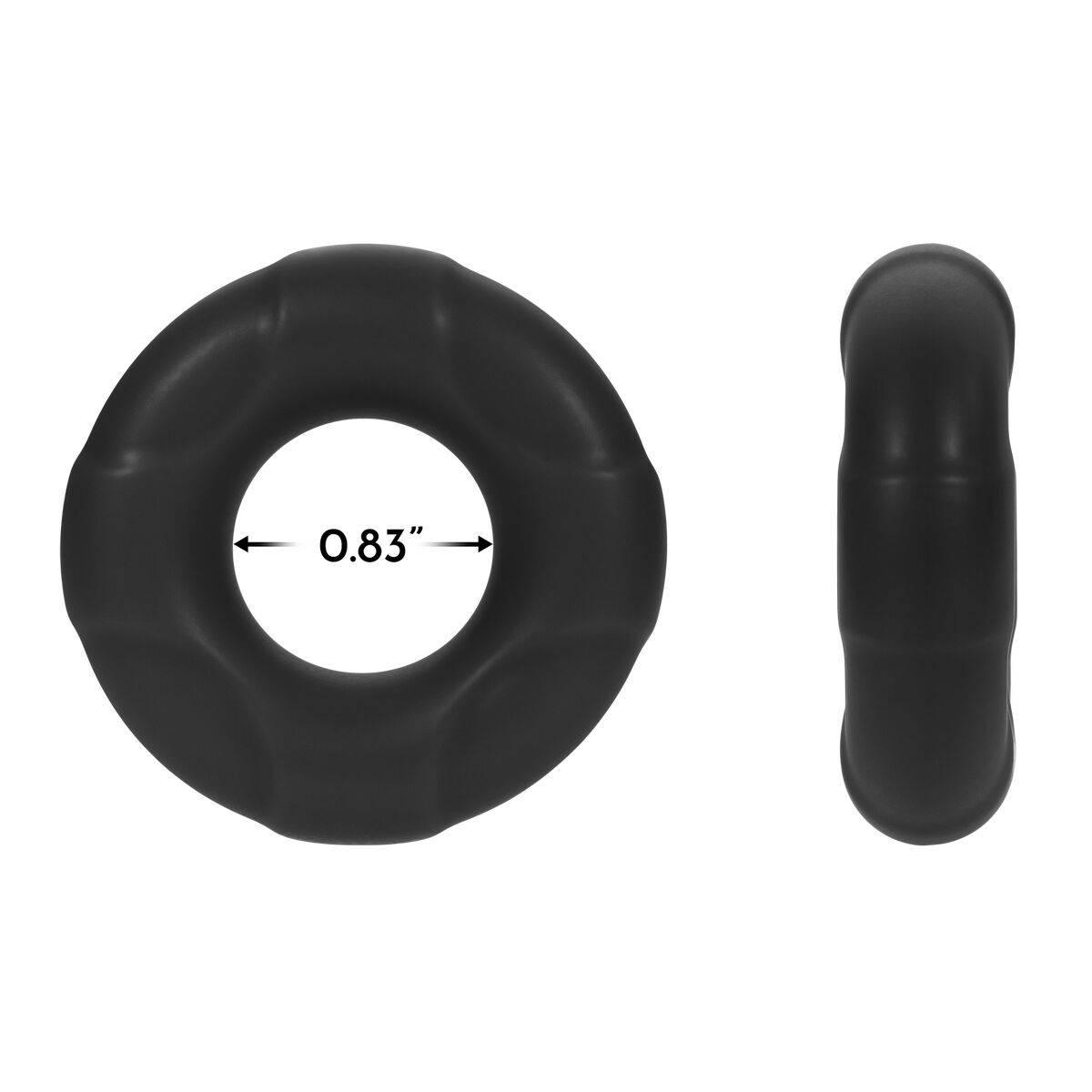 Anillo para el Pene Forto Negro M (M) Ø 21 mm