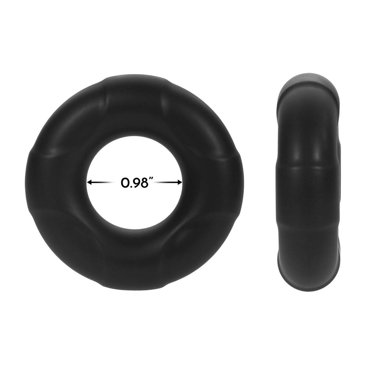 Anillo para el Pene Forto Negro L (L) Ø 25 mm