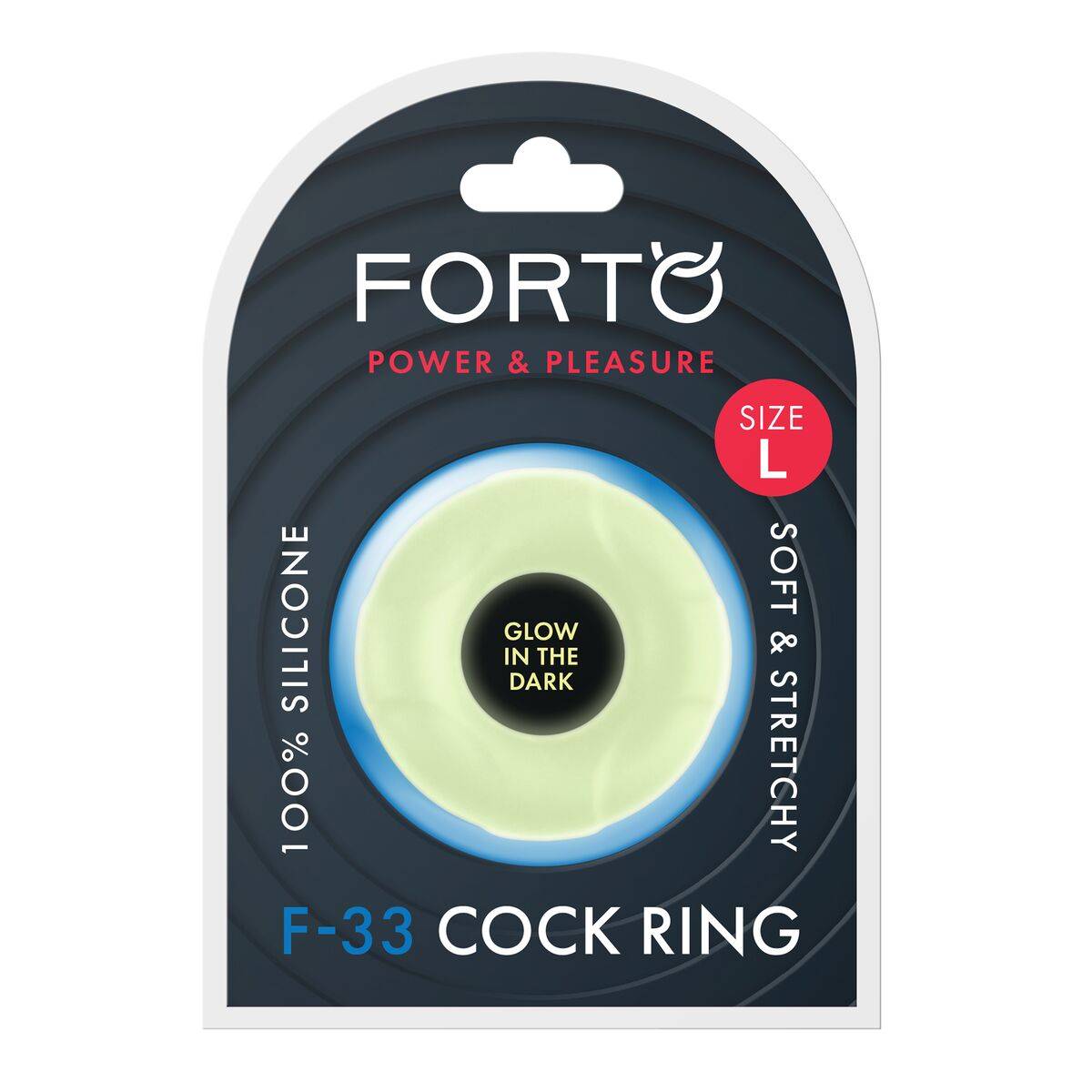 Anillo para el Pene Forto Blanco L (L) Ø 25 mm