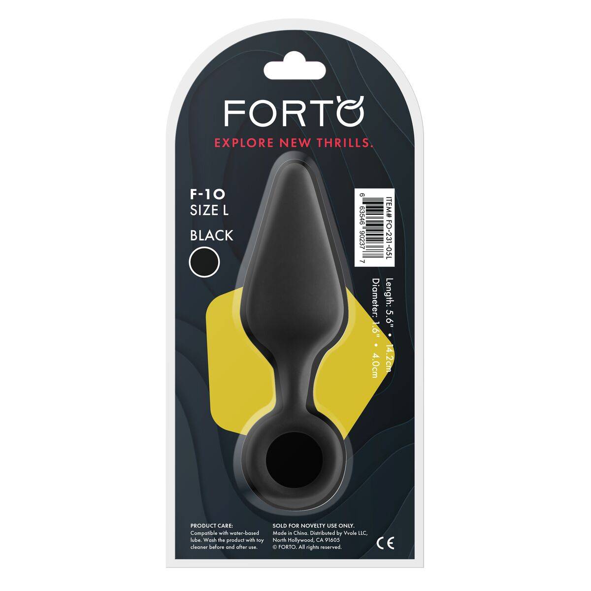 Plug Anal Forto Negro