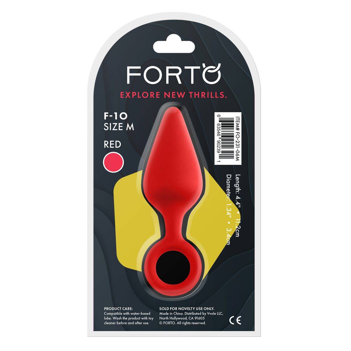 Plug Anal Forto Rojo