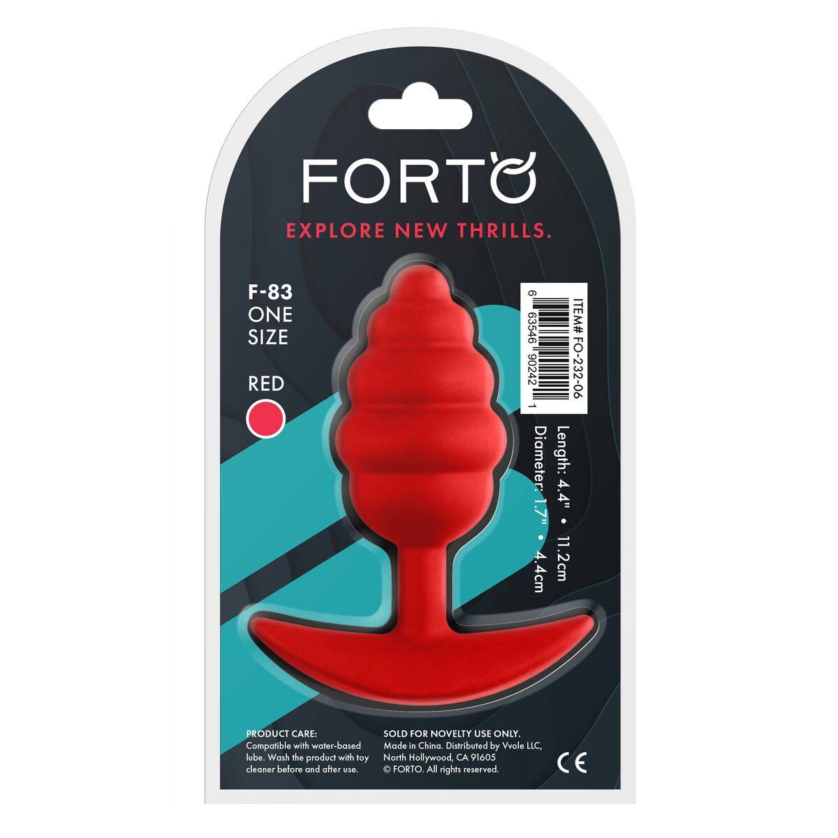 Plug Anal Forto Rojo