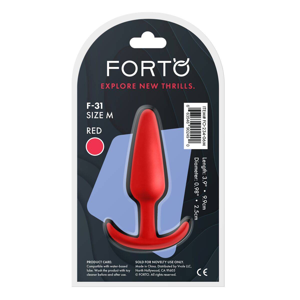 Plug Anal Forto Rojo