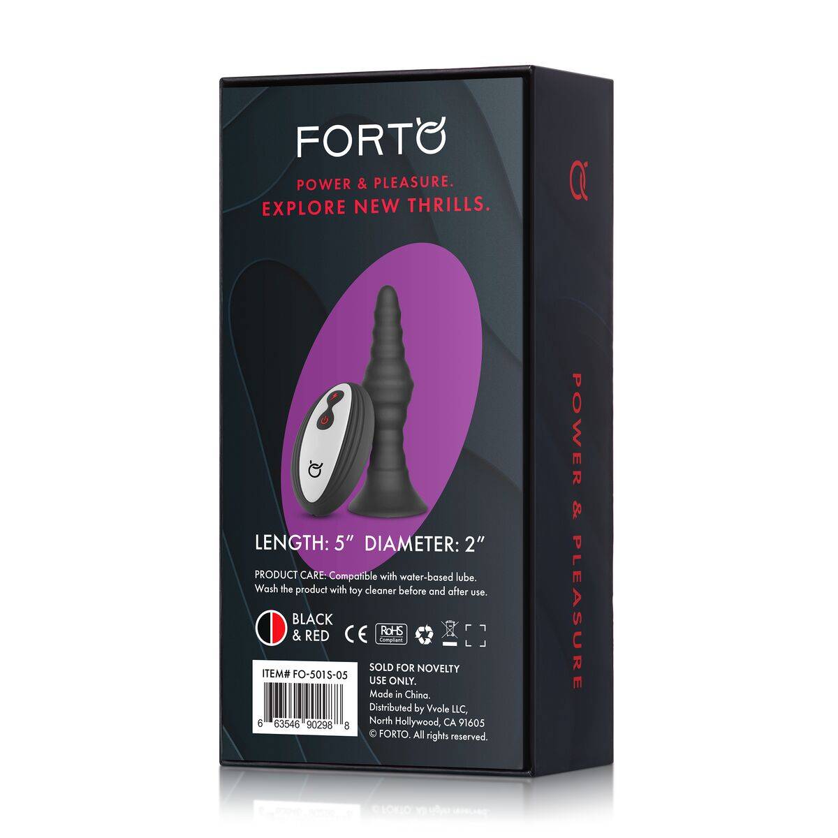 Plug Anal Forto Negro