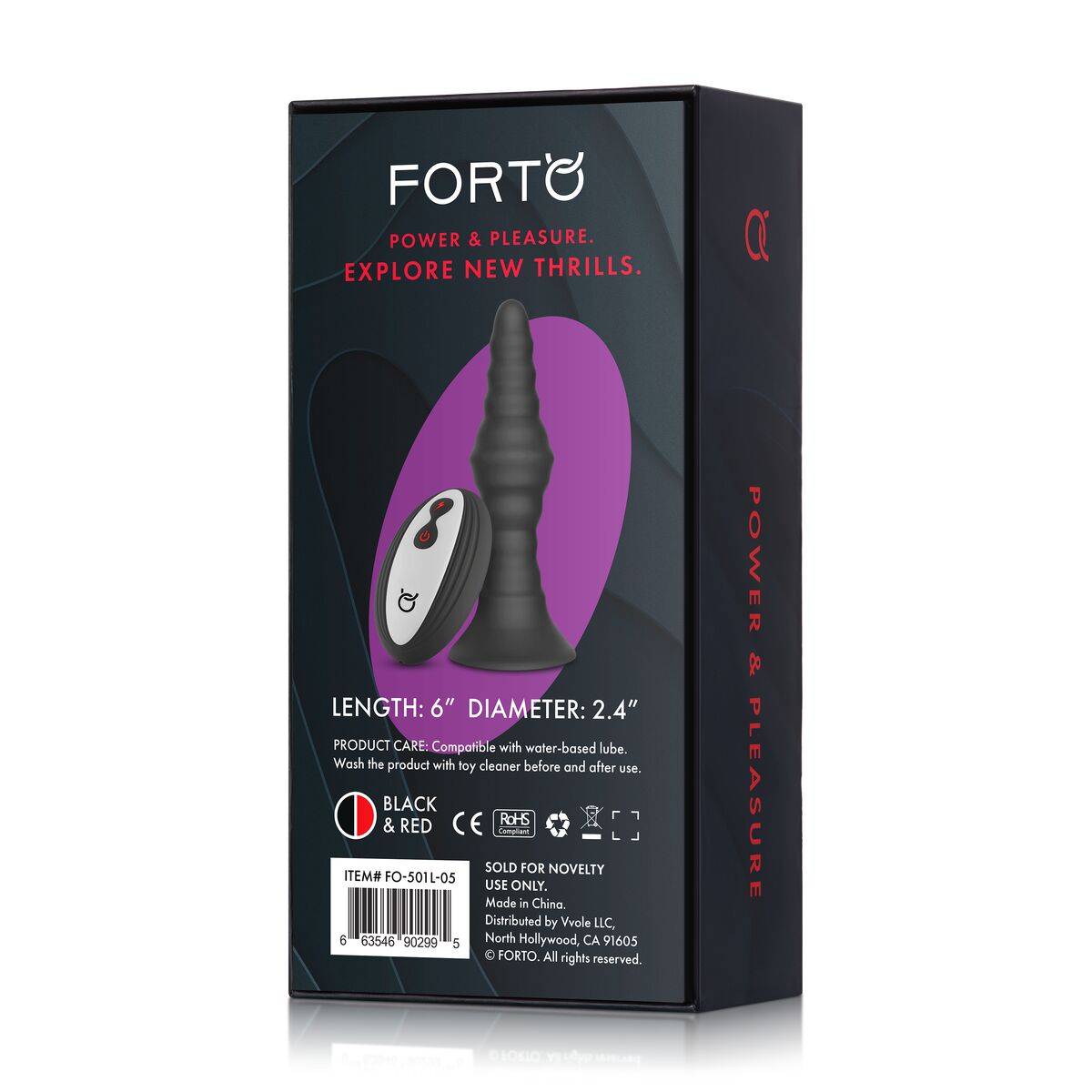 Plug Anal Forto Negro