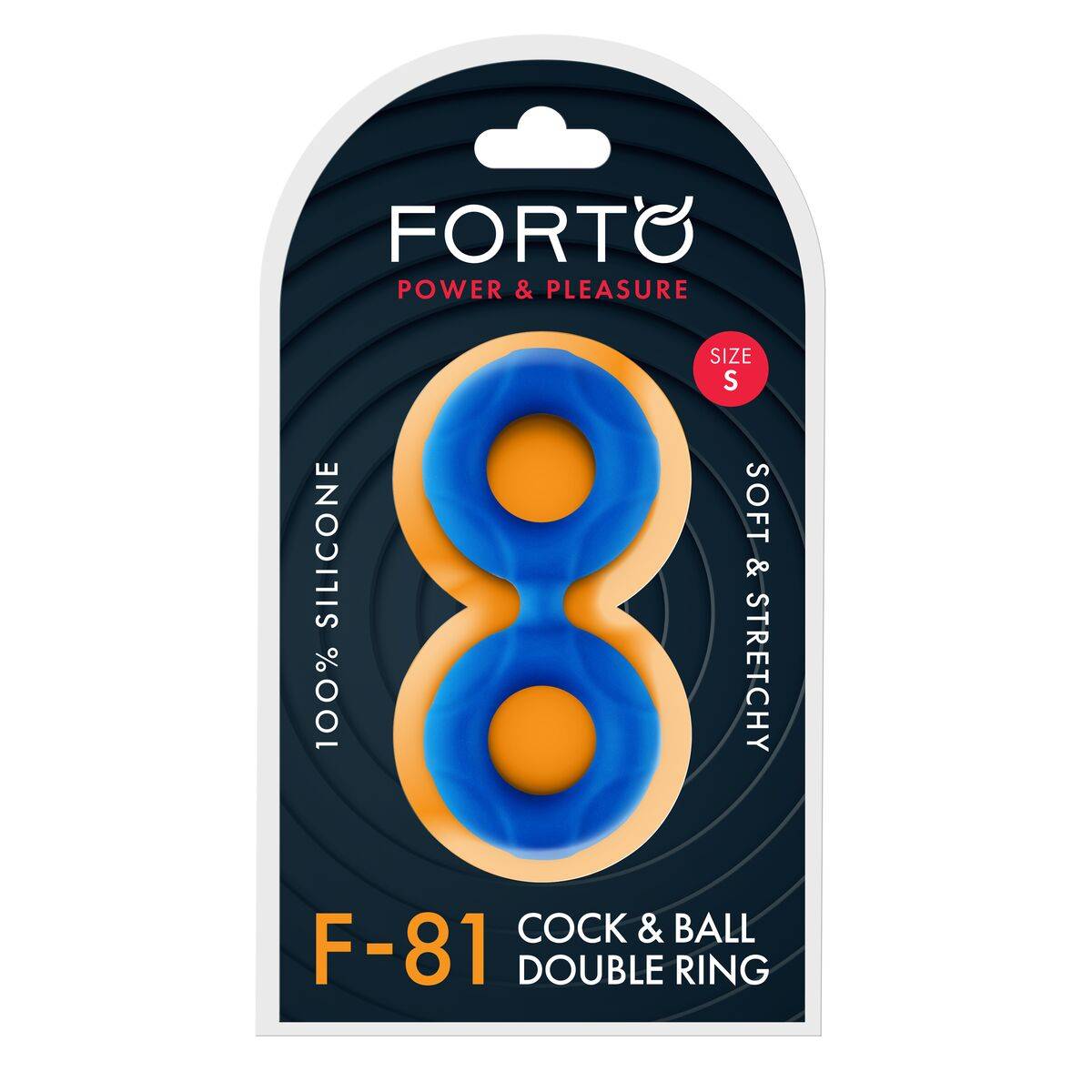 Anillo para el Pene Forto Azul Ø 44 mm (Talla única)