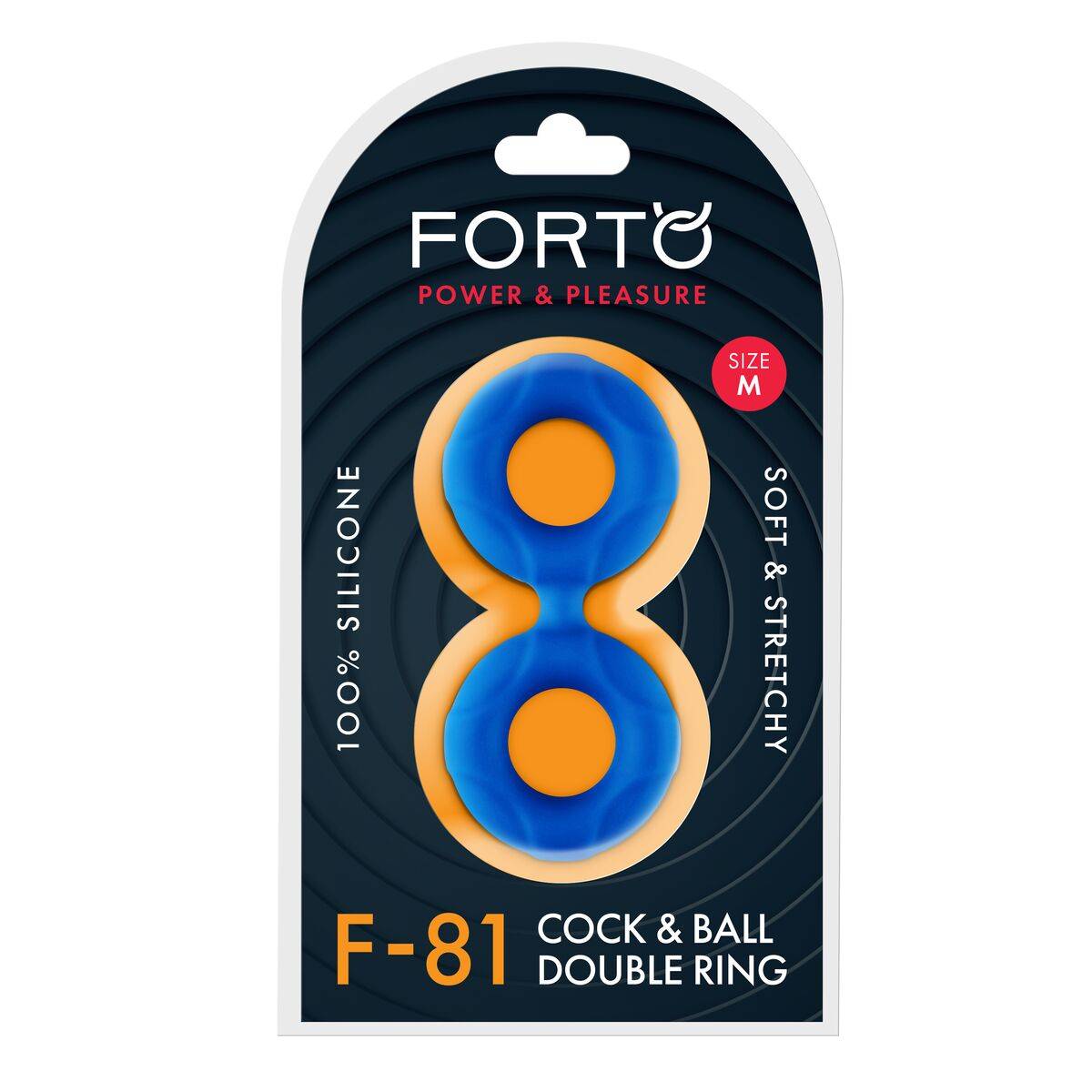 Anillo para el Pene Forto Azul Ø 47 mm (Talla única)