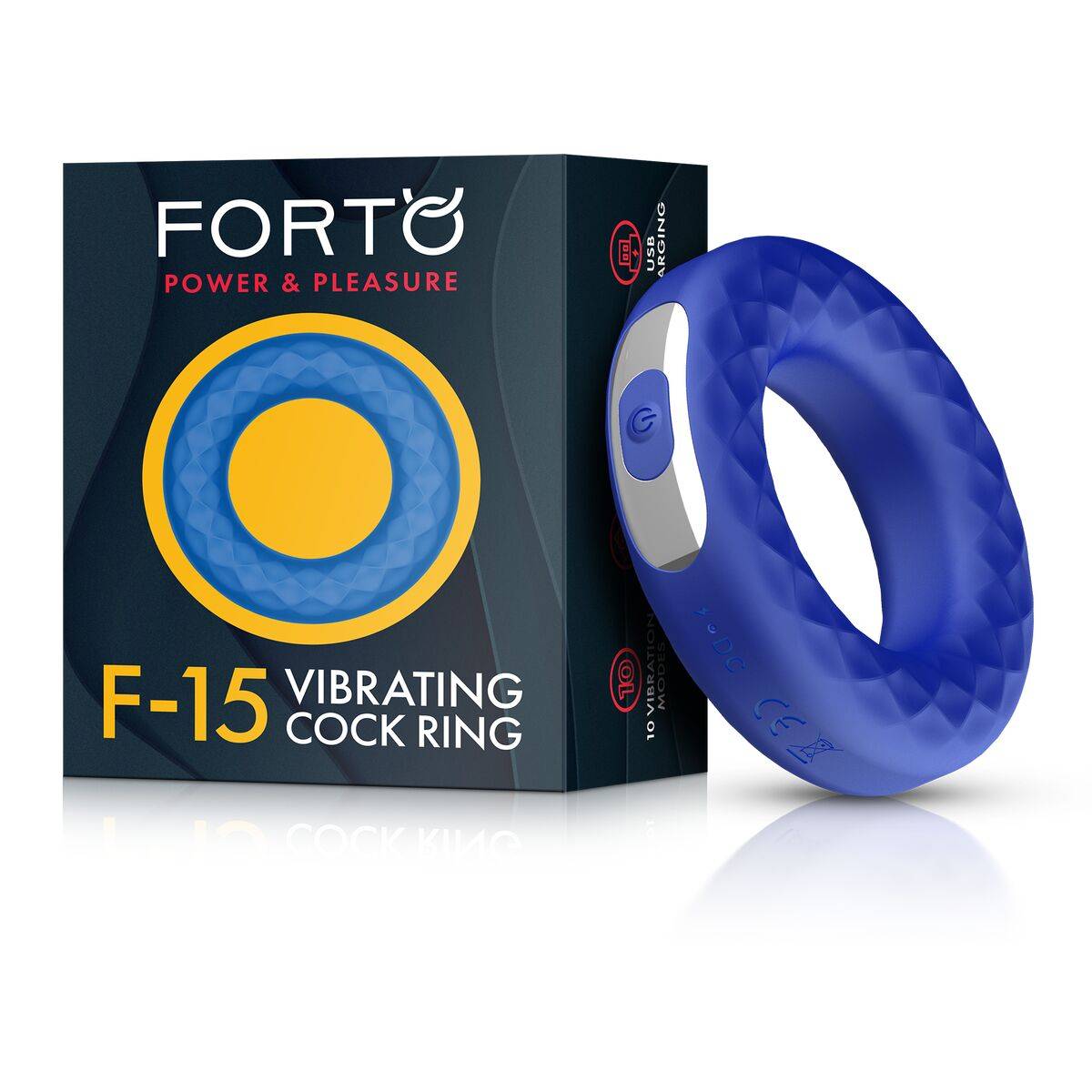 Anillo para el Pene Forto Azul (Talla única)