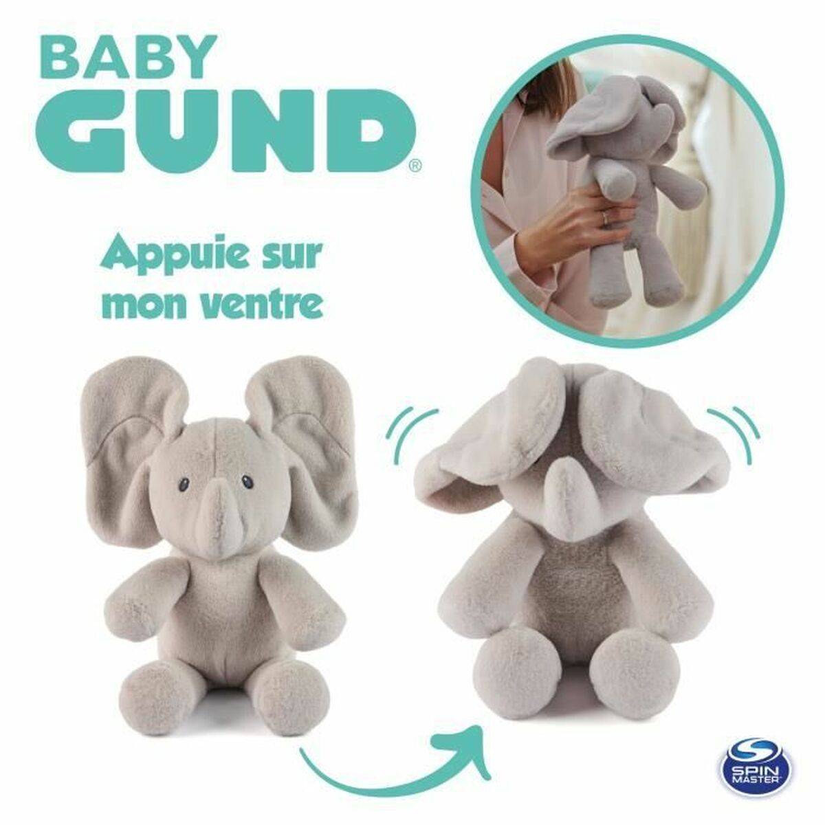 Peluche Spin Master FLAPPY Gris Felpa Elefante
