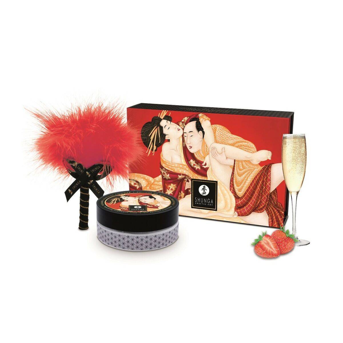 Set Erótico Shunga CHAMPAGNE STRAWBERRIES 75 g