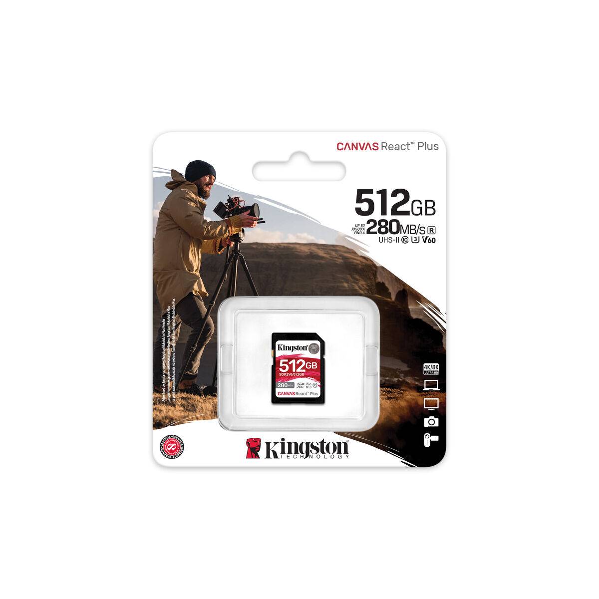 Tarjeta de Memoria SDXC Kingston SDR2V6/512GB 512 GB