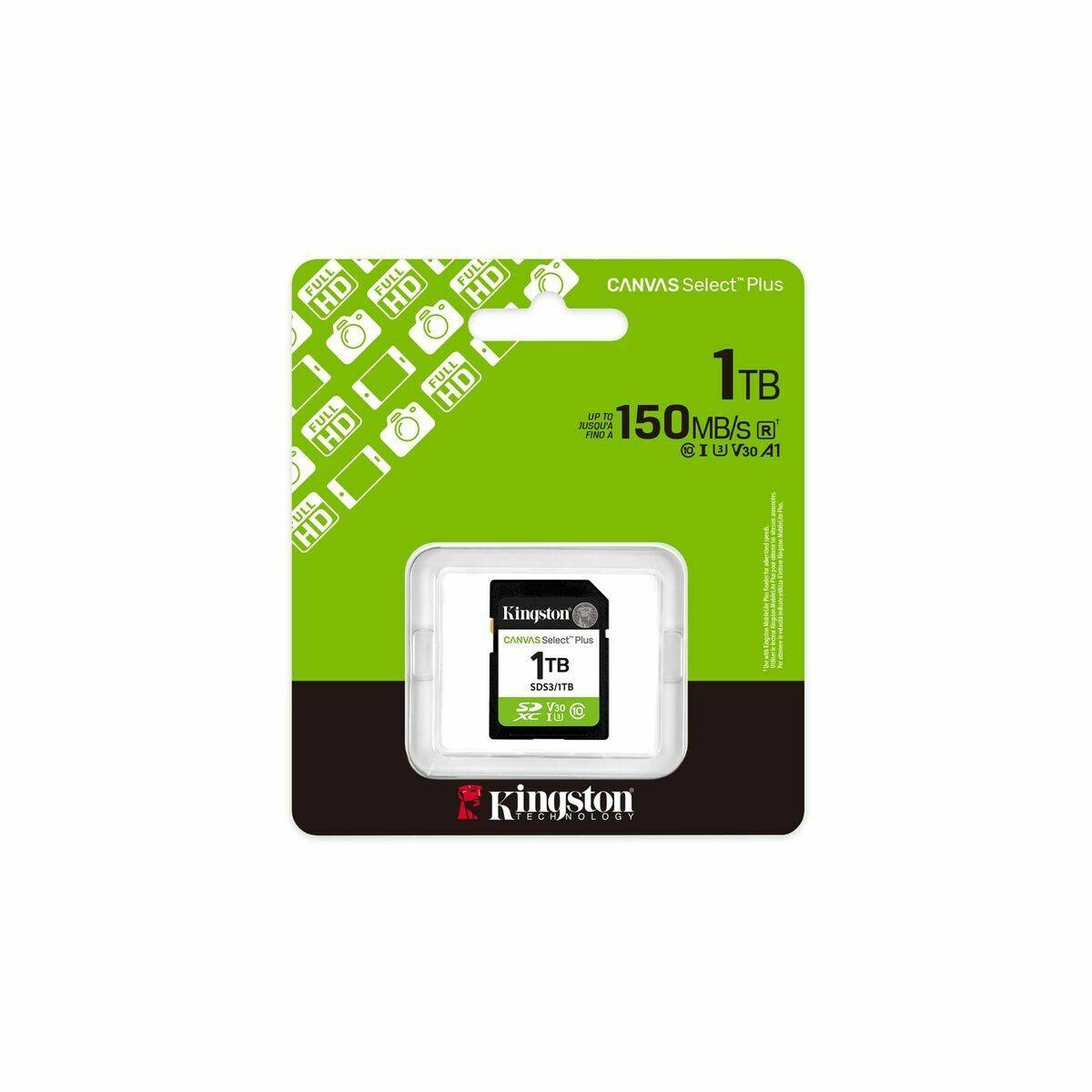 Tarjeta de Memoria Micro SD con Adaptador Kingston SDS3/1TB 1 TB