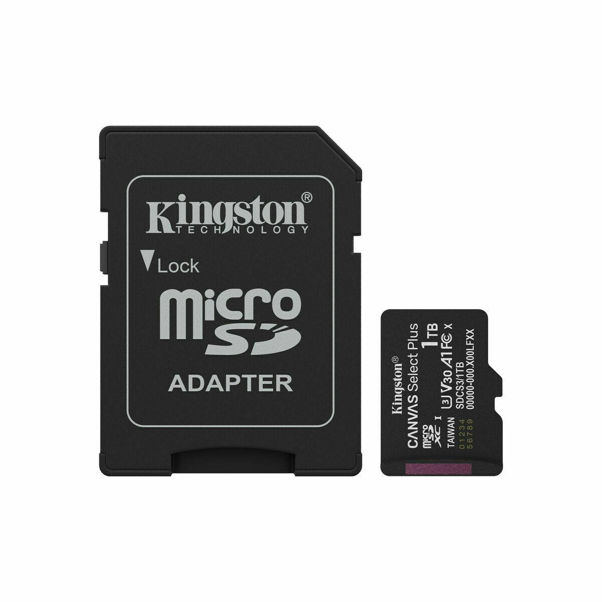 Tarjeta de Memoria Micro SD con Adaptador Kingston SDCS3 1 TB