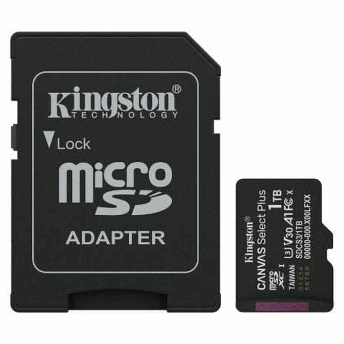 Tarjeta de Memoria Micro SD con Adaptador Kingston SDCS3 1 TB