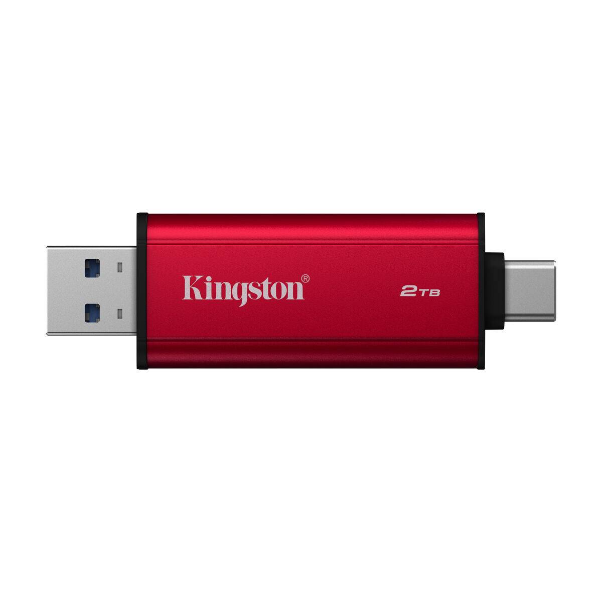 Disco Duro Externo Kingston SPSD/2TB Negro Rojo